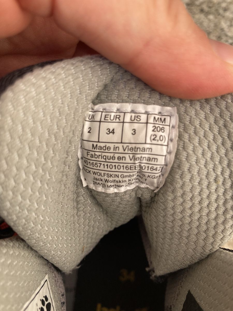 Jack Wolfskin Scarpe per ragazzi: fast fabrikneue Wanderschuhe, Jack Wolfskin, Gr.34 – Nuovo (secondo la descrizione) da Otelfingen venduto da pat_8jmb 3