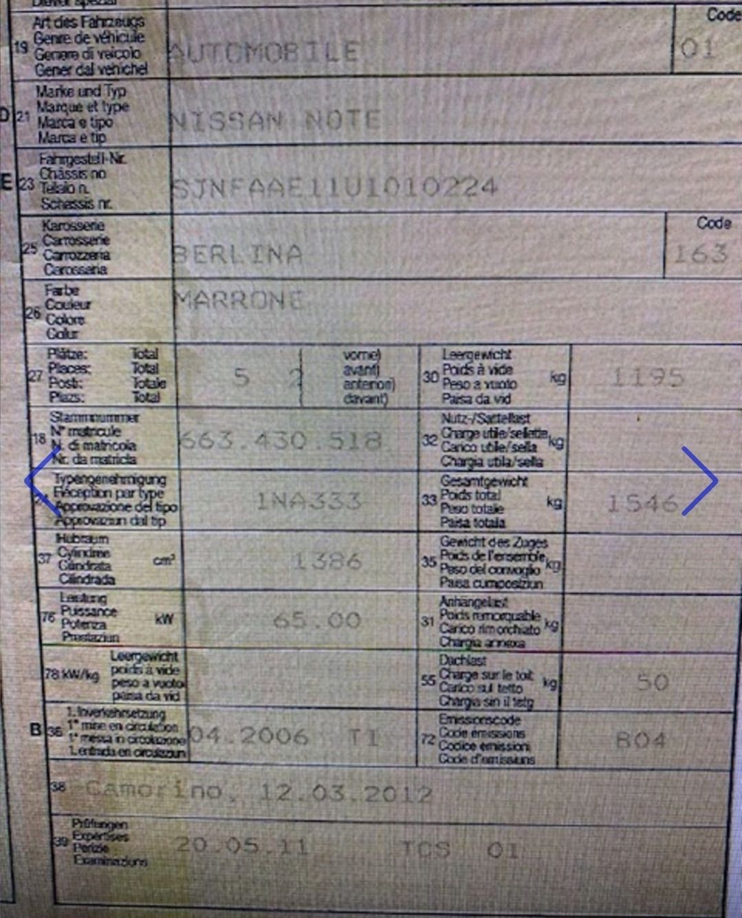 Automobili: NISSAN NOTE – Usato da Arbon venduto da Beli1992 6