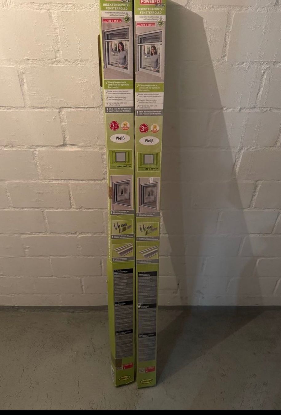 Gitter & Roste: 2x Insektenschutz-Fenster weiss – Neu und originalverpackt aus St .Gallen von Zikou_M_A_M