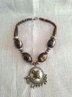 Collier bohème ethnique avec pendentif