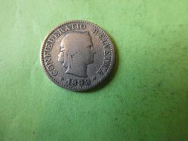 Schweiz 1899, 5 Rappen
