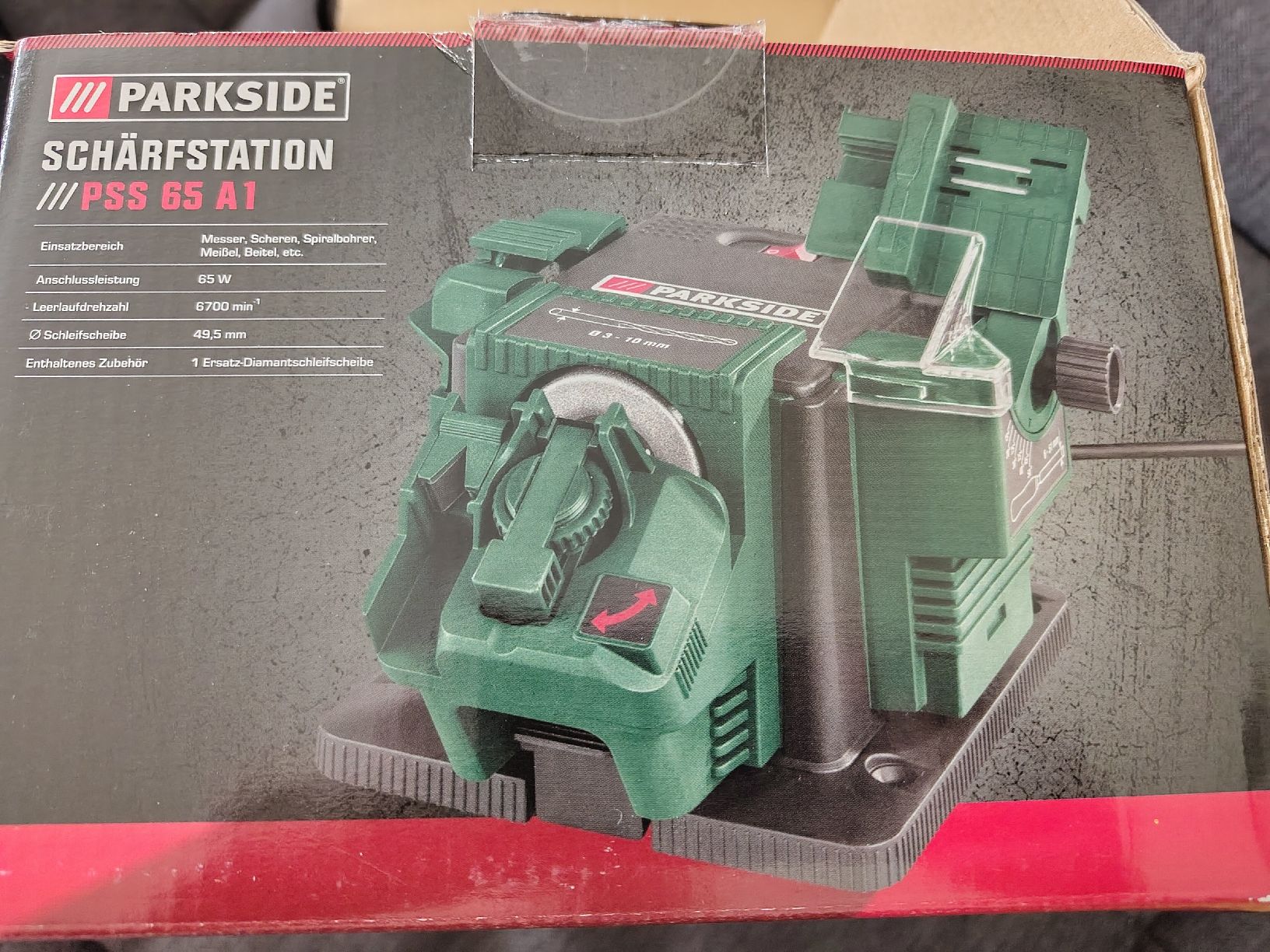 Spitzer: Parkside Schärfstation PSS 65 A1 – Neu (gemäss Beschreibung) aus Heerbrugg von san_dr2y 4