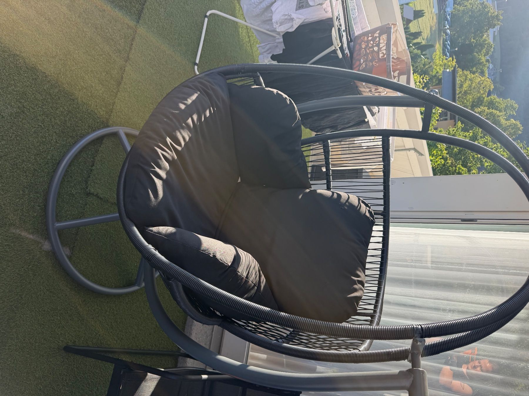 Gartenhängesitze: Neuer Hängesessel Balkon/Terasse – Neu und originalverpackt aus Pieterlen von Shiretekadrija