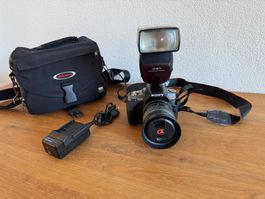 Sony Alpha 380 Spiegelreflexkamera