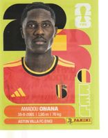 FIFA WORLD CUP 2026 Panini Sticker BEL 10 AMADOU ONANA