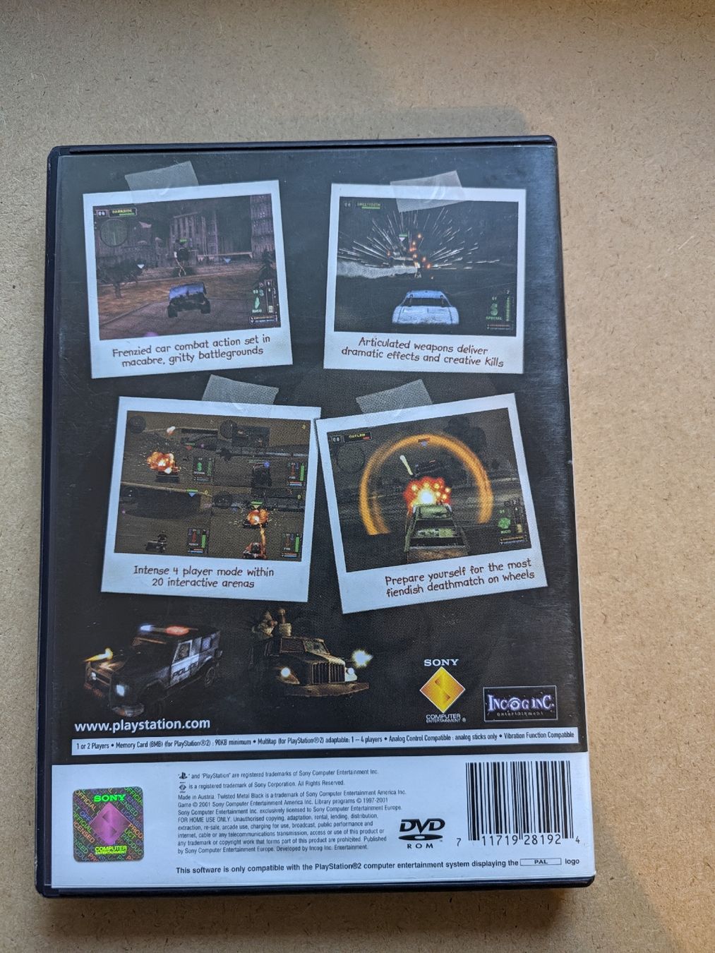 Giochi: Twisted Metal Black PS2 – Usato da Chur venduto da FreakofRarity 1