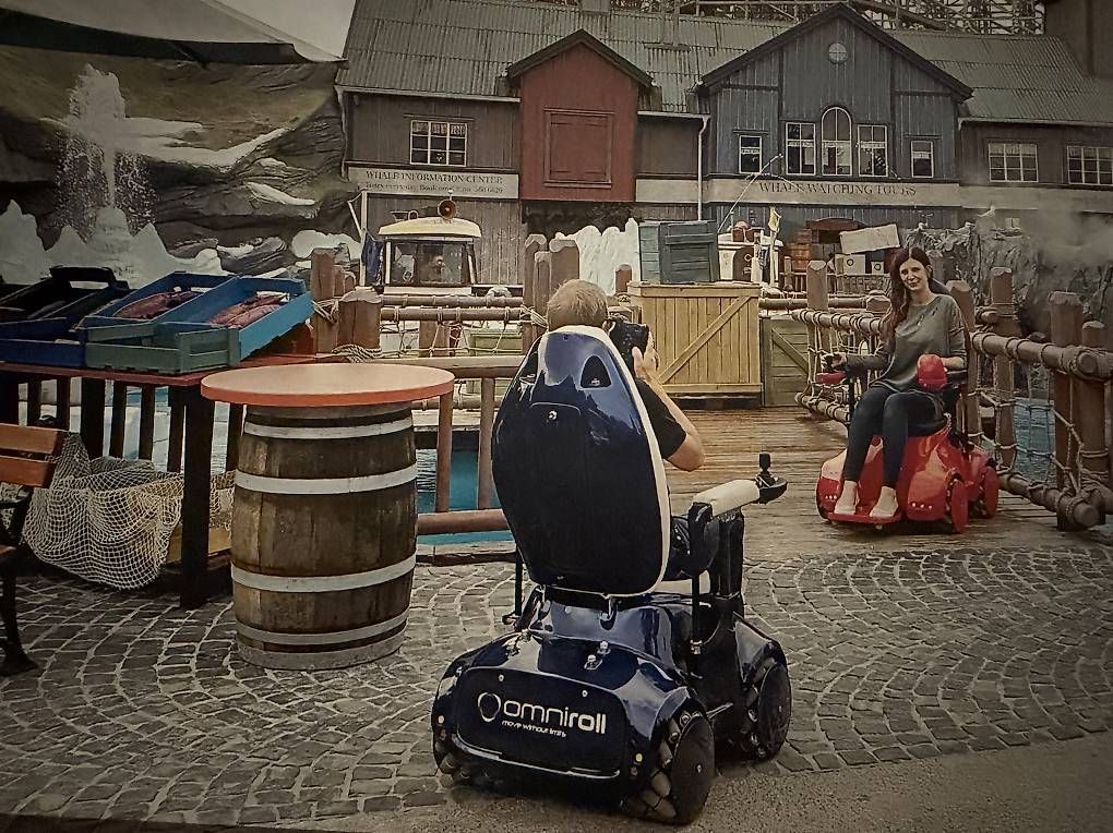 Sedie a rotelle: Rollstuhl elektrisch omnichair omniroll – Usato da Wetzikon ZH venduto da GOOD-WATER 2
