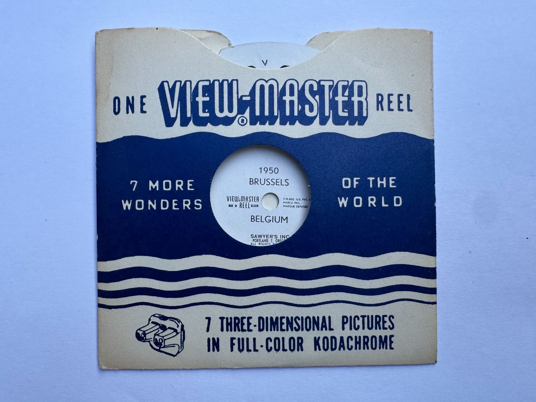 View-master Spielzeuge: View-Master 3D: Nr. 1950 BRUSSELS Belgium – Gebraucht aus Tegerfelden von siebenmacky