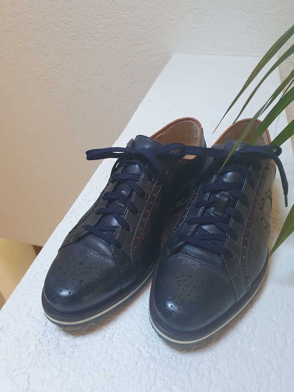 Scarpe da uomo: Galizio Torresi Gr.40, dunkelblau – Nuovo (secondo la descrizione) da Teufen AR venduto da pischa