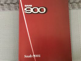 Saab 900 i Verkaufsprospekt 42 Seiten 1985 Topzustand