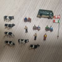 Spur N Figuren/kühe/Auto Set