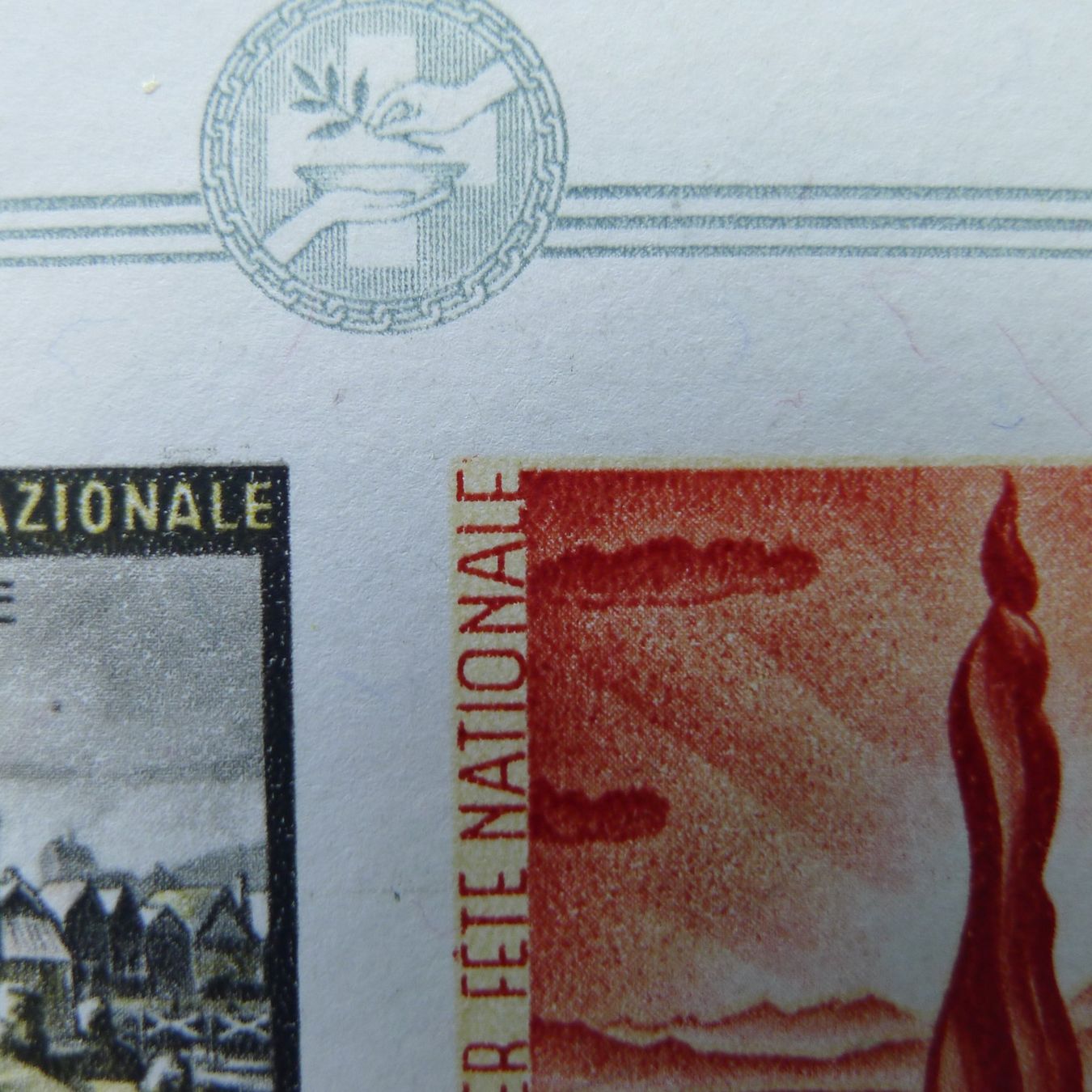 Alle Briefmarken: PP 1942, Bundesfeierblock B19 mit mehreren Abarten – Gebraucht aus Ebikon von SilvioFreund 4