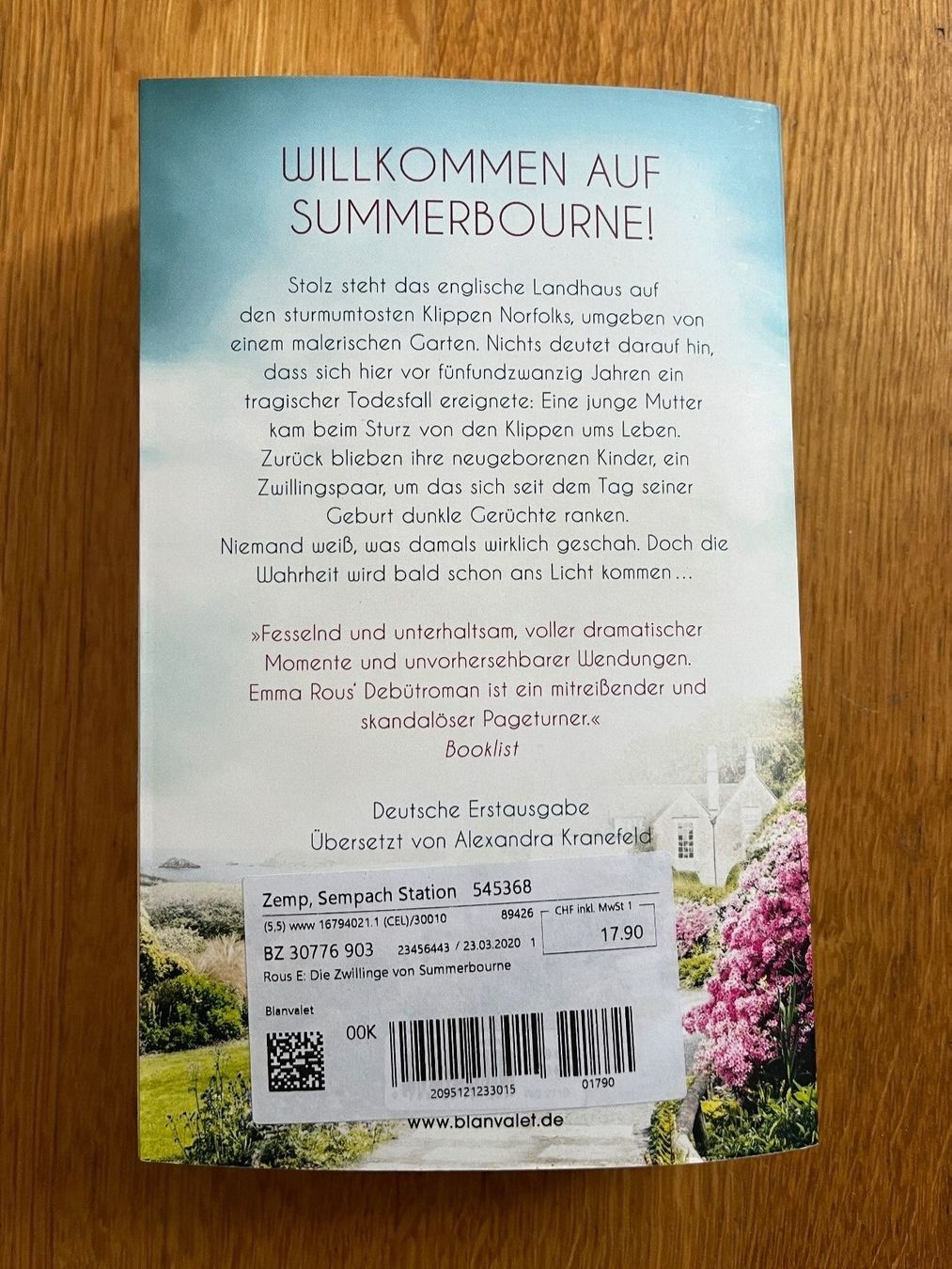 Bücher: Buch "Die Zwillinge von Summerbourne" von E. Rous – Gebraucht aus Grosswangen von Vita500 1