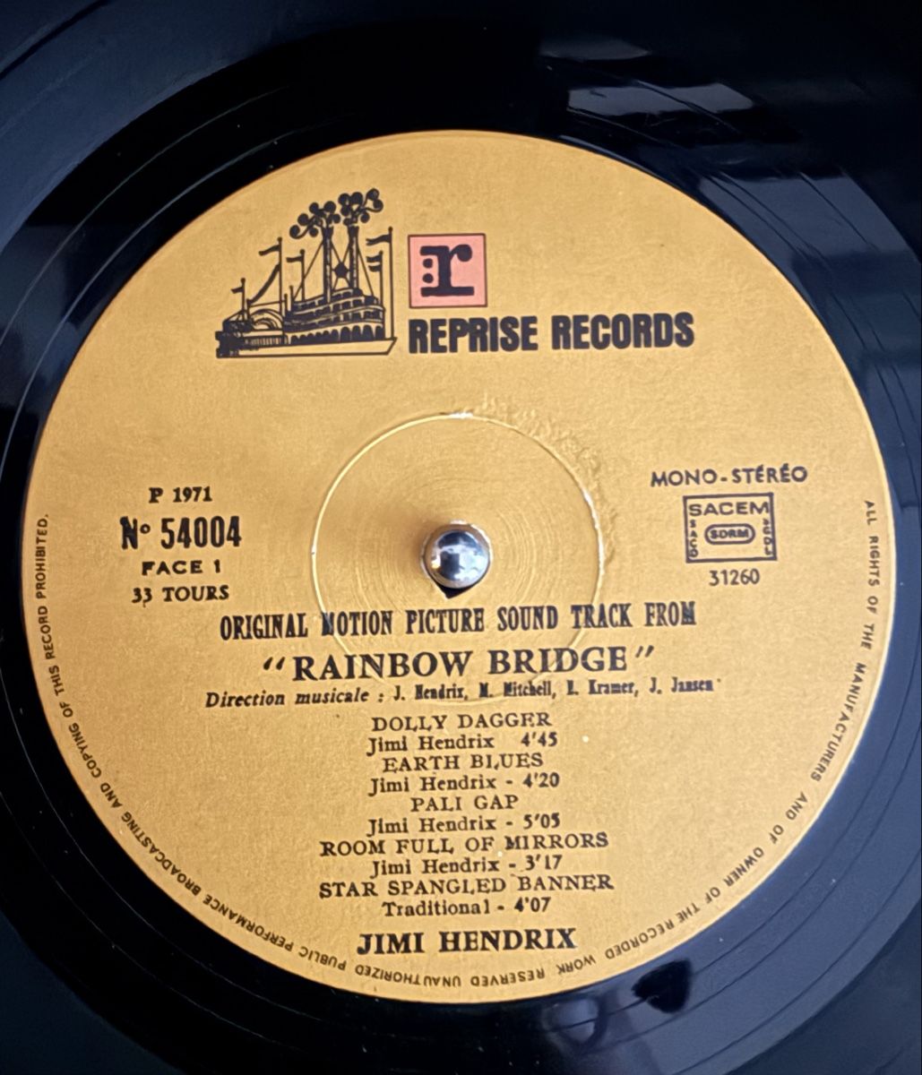 Schallplatten: Jimi Hendrix Rainbow Bridge Original Schallplatte – Gebraucht aus Goldach von Messerguru 6