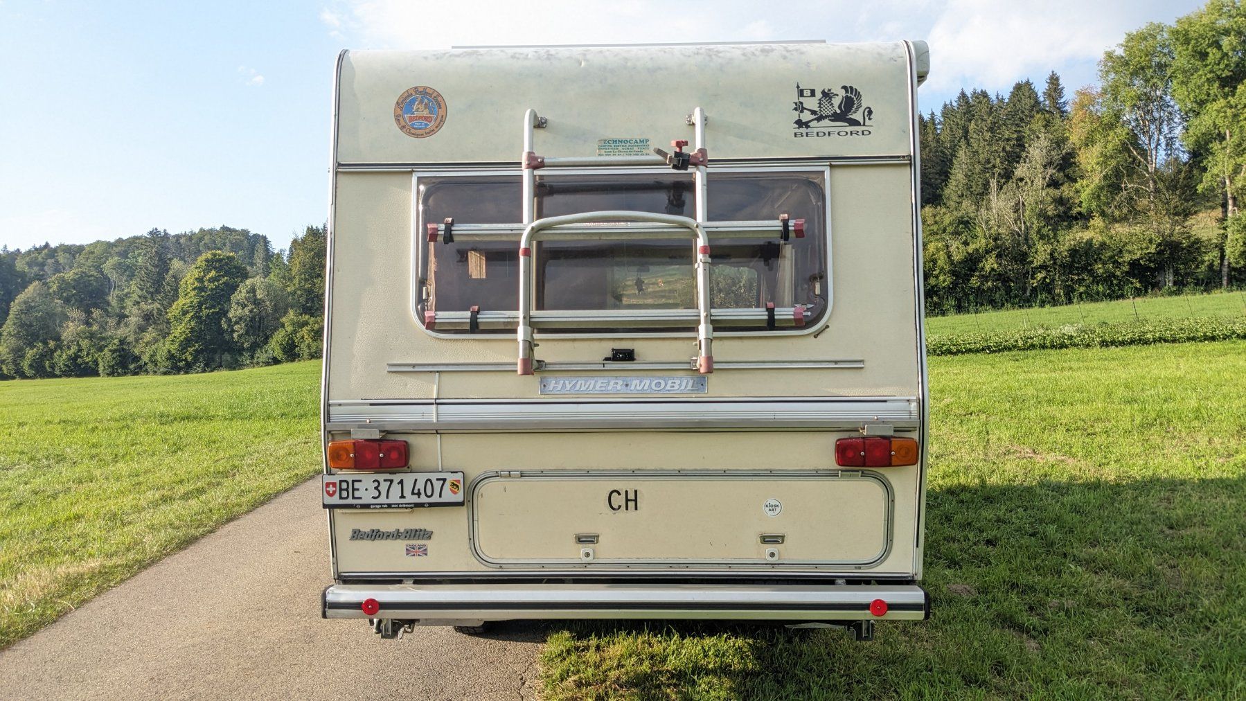 Hymer Veicoli da campeggio: Bedford Blitz Hymer-Mobil CF280 – Usato da Sornetan venduto da Karibou2 3