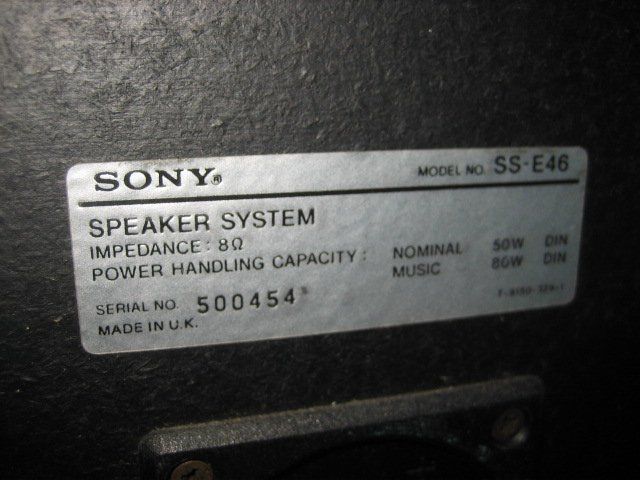 Sony Haut-parleurs: 2 Sony Lautsprecher Boxen – D'occasion à Winterthur par pf02 4