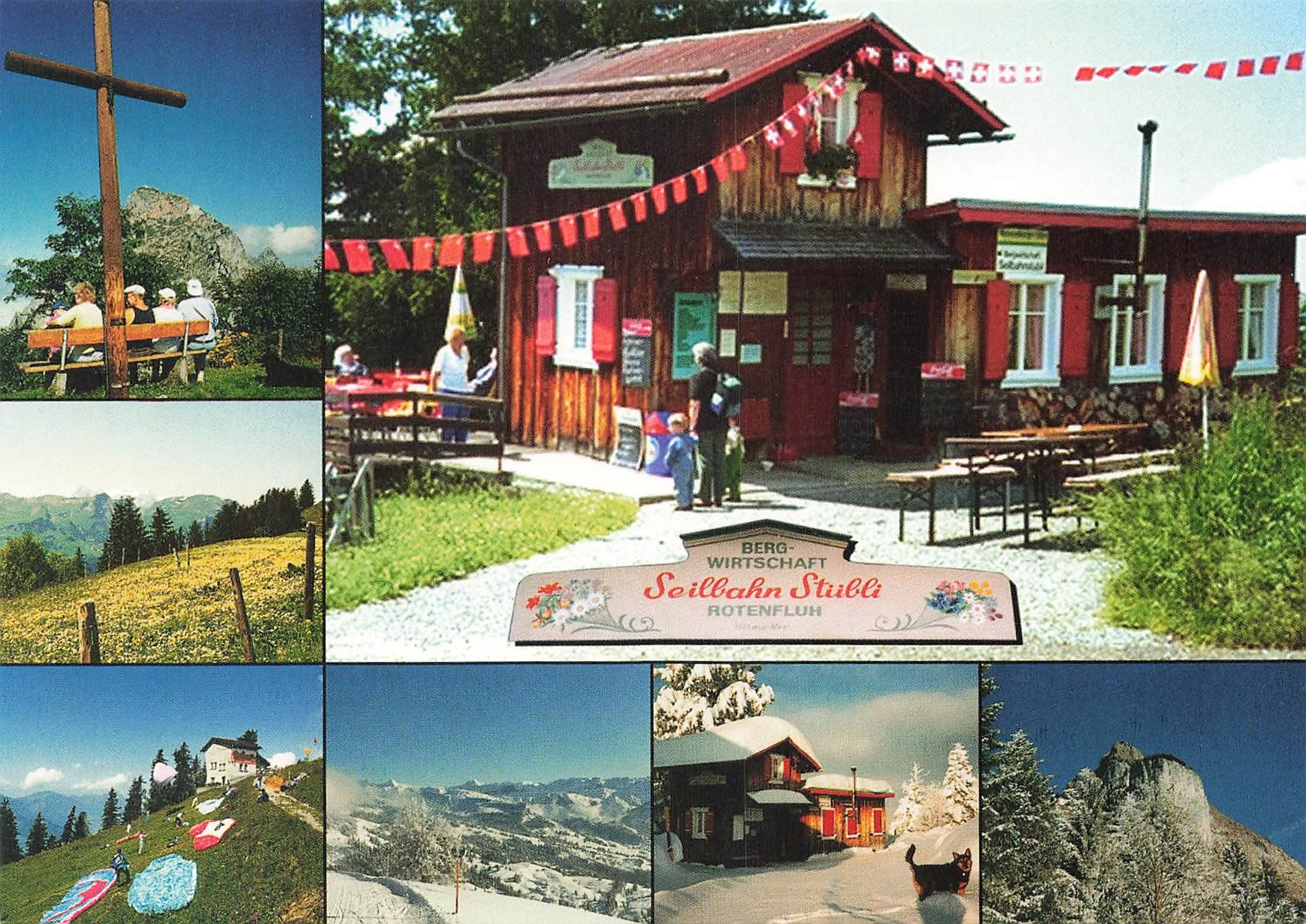Cartoline postali: Schwyz - Rotenfluh – Usato da Schwyz venduto da Seffi56