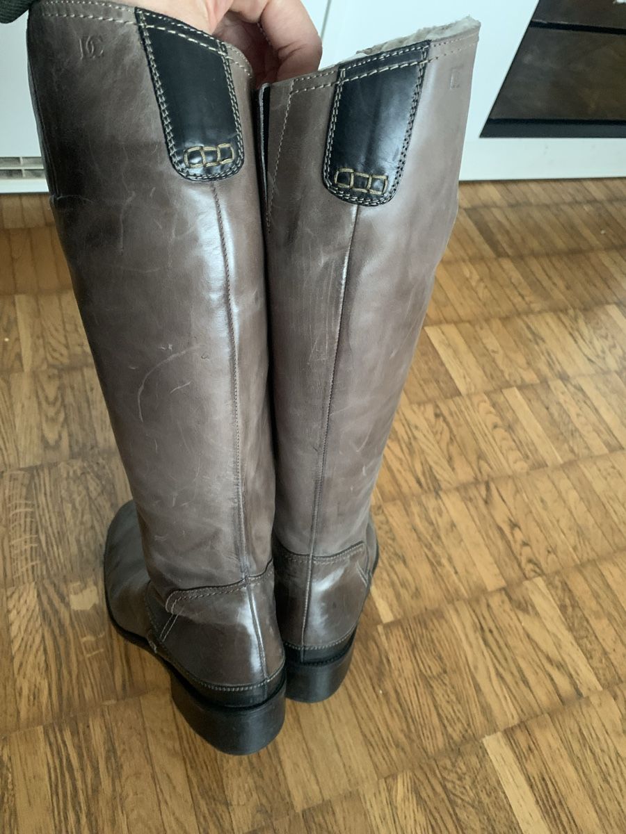 Scarpe da donna: Donna Carolina leder lammfell stiefel – Usato da Zürich venduto da Nikuska32 2