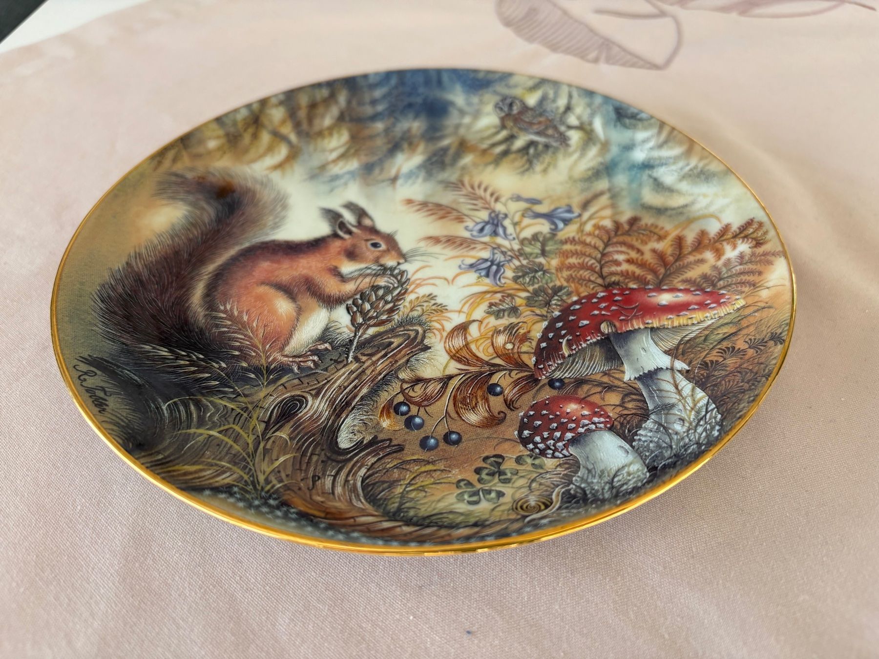Piatti: Sammelteller mit Eichhörnchen Motiv, Herbstdeko, Top! – Usato da Lausanne venduto da opi_92cn 3