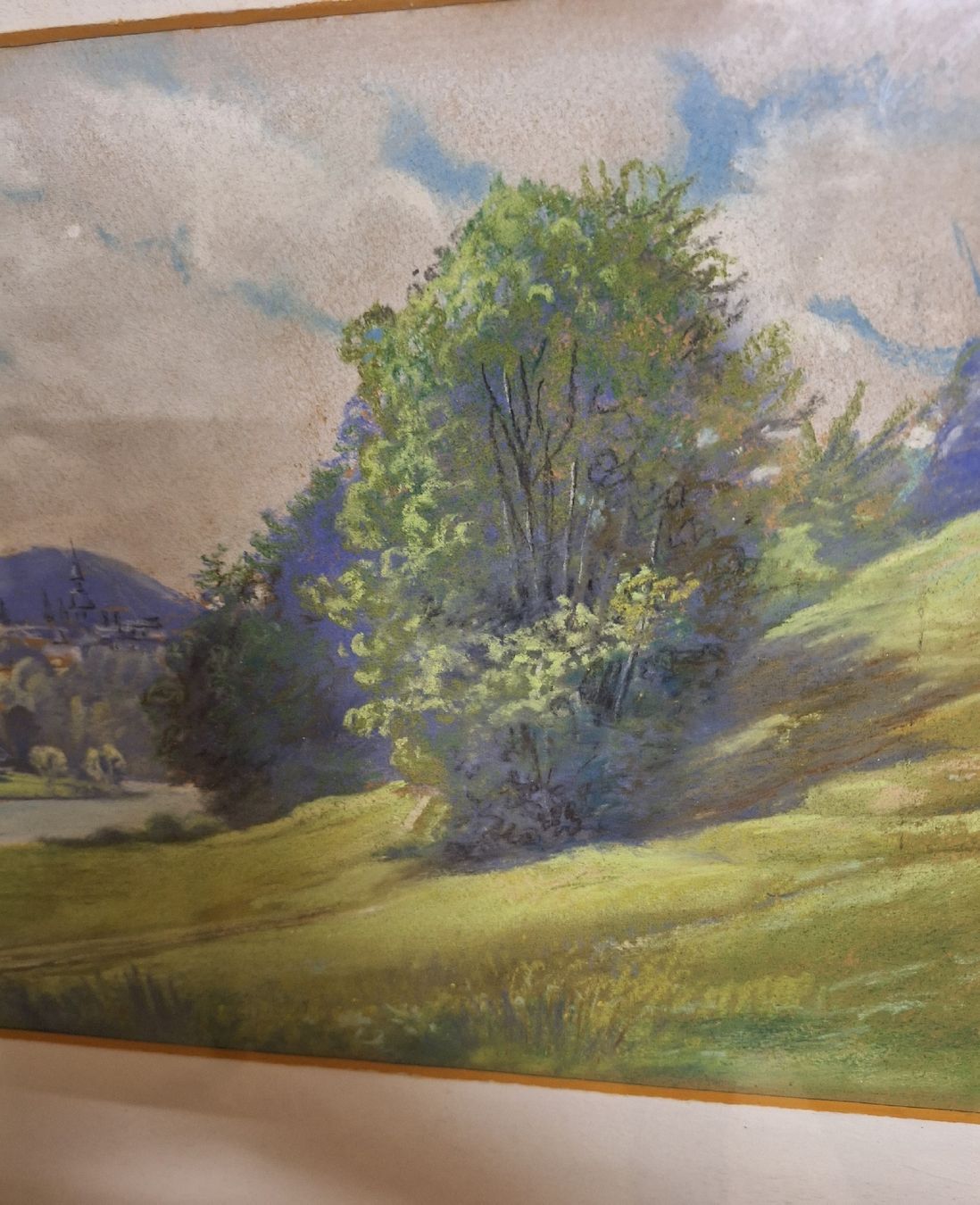 Gemälde: Gemälde Öl Landschaft von A.Haas. b. 1900 Schweizer – Gebraucht aus Fahrweid von SMILE.5 9