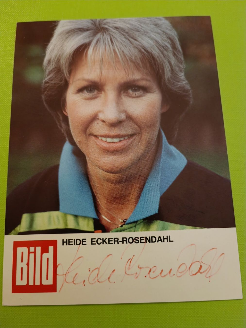 Autografi: Heide Ecker-Rosendahl - Leichtathletik - handsigniert – Usato da Menziken venduto da Artographs