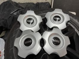 4x Mini wheel hub cap
