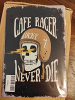 Blechschild Cafe Racer