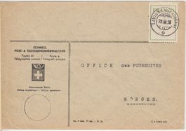 Brief 1936 mit FRANCOZETTEL