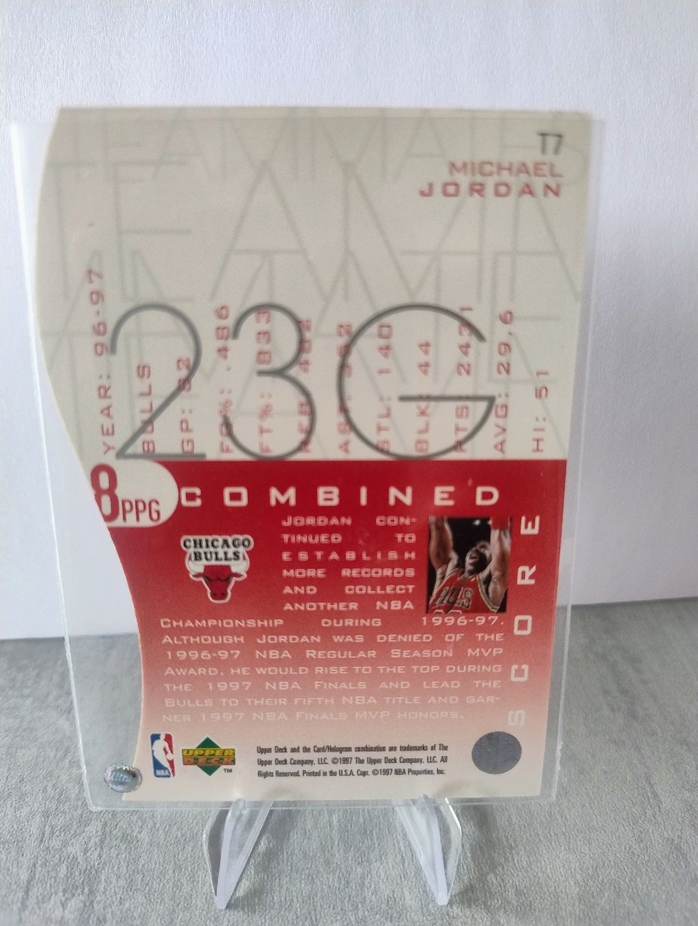 Nba Cartes à collectionner: NBA 1997 UPPER DECK TEAMMATES T7 MICHAEL JORDAN – Neuf (Voir description) à Martigny par julionix 1
