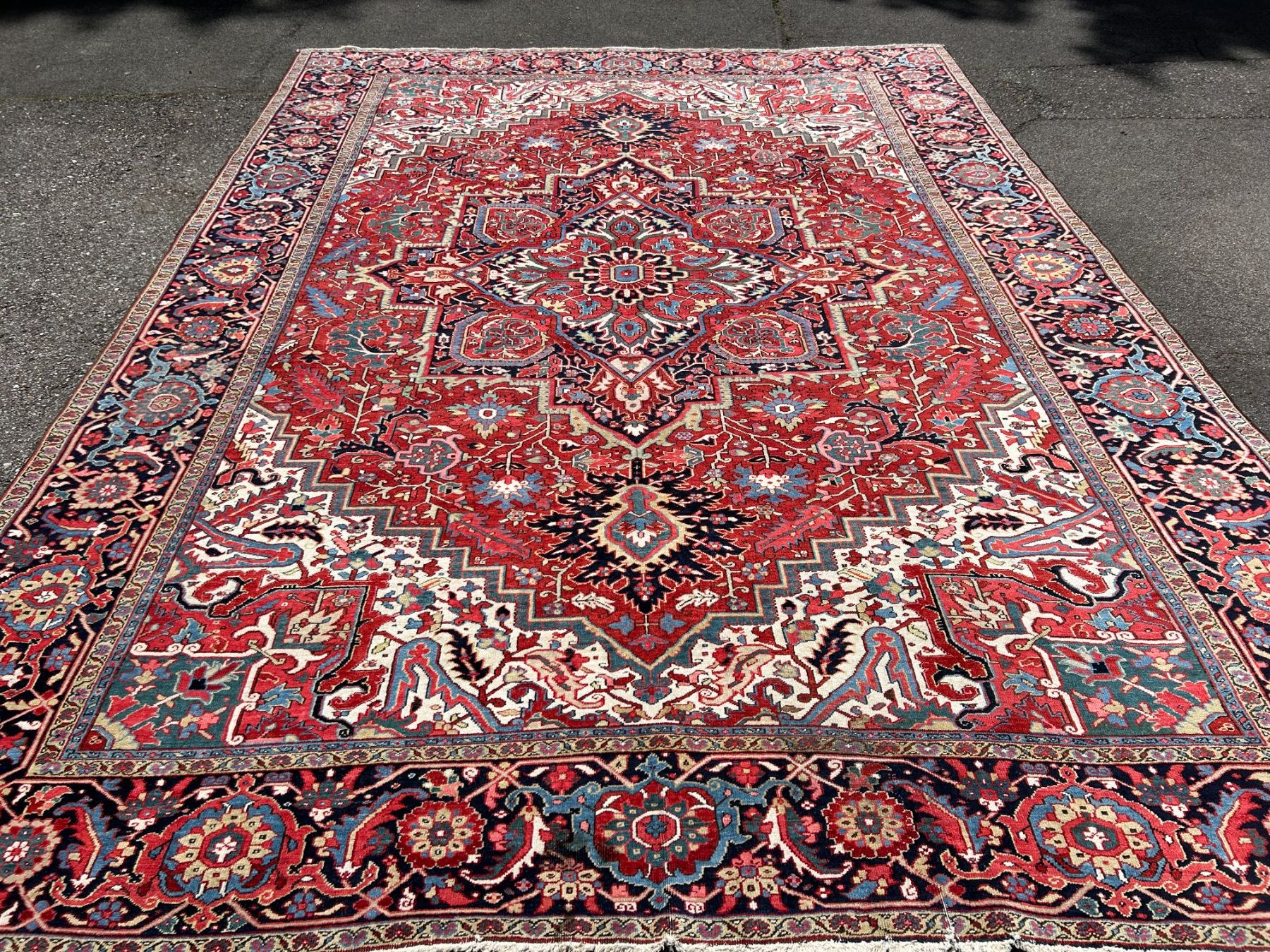 Tappeti: Luxuriöser beeindruckender Heriz Serapi Antik 435x316cm – Usato da Steinhausen venduto da ZeitreiseBrocki 2