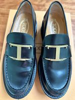 Scharze Leder Tod´s Loafer Grösse 37,5