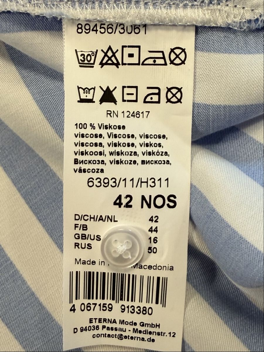 Eterna Blusen: Eterna Bluse, Grösse 42, neu mit Etikette – Neu und originalverpackt aus Oberhasli von anzis 4