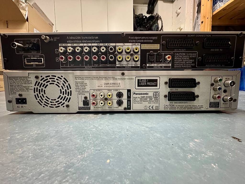 Sistemi audio & multimediali: PANASONIC SA HT 05  und DMR E 55 – Usato da Zürich venduto da fonti04 4