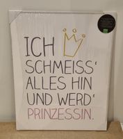 Bild "Prinzessin" - Lustige Wanddeko fürs Zimmer!