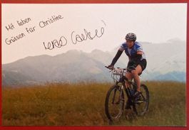 Melanie Gautschi Autogramm signiert Foto 13x19cm Bike
