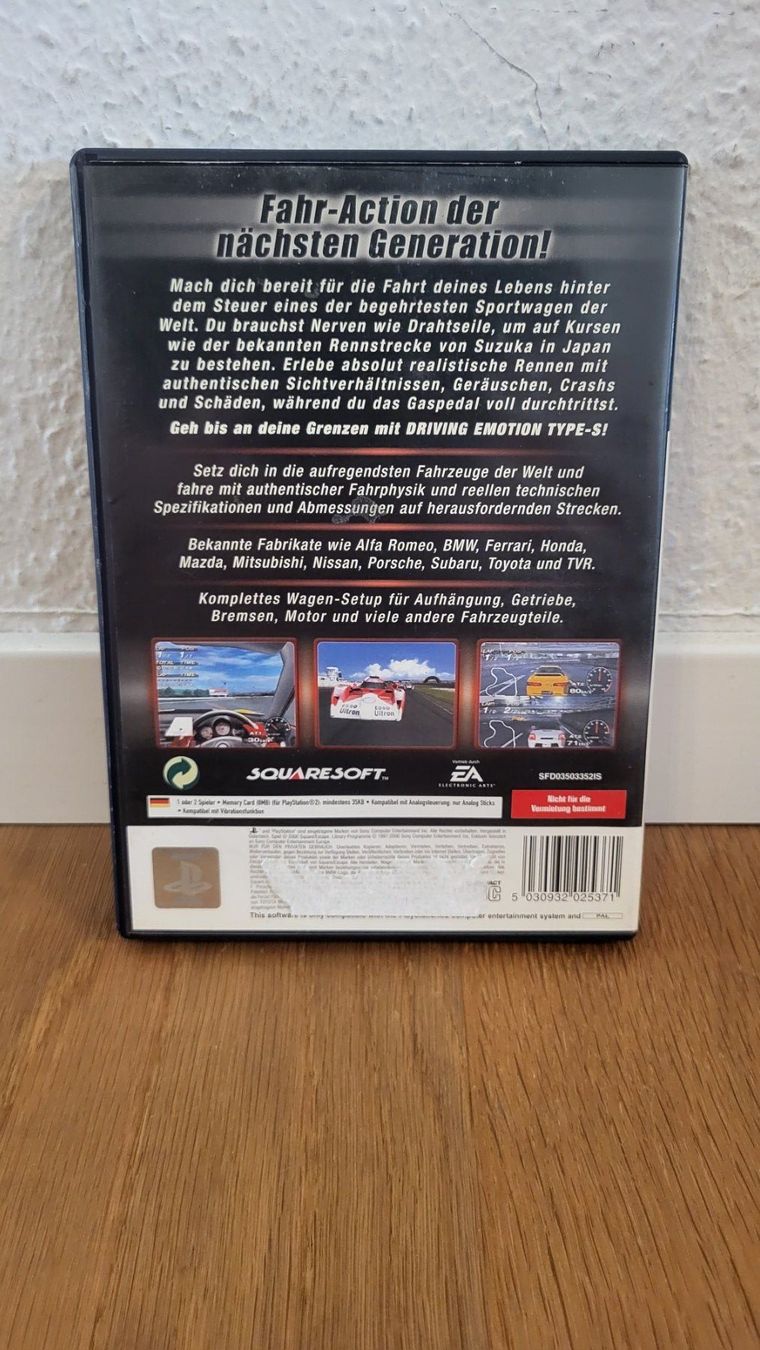 Sony Giochi: PS2 - Driving Emotion Type S – Usato da Münsingen venduto da DigitaleSpielecke 1