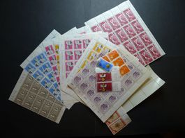 kleine Sammlung mit Bogenteilen ab Fr. 1.-