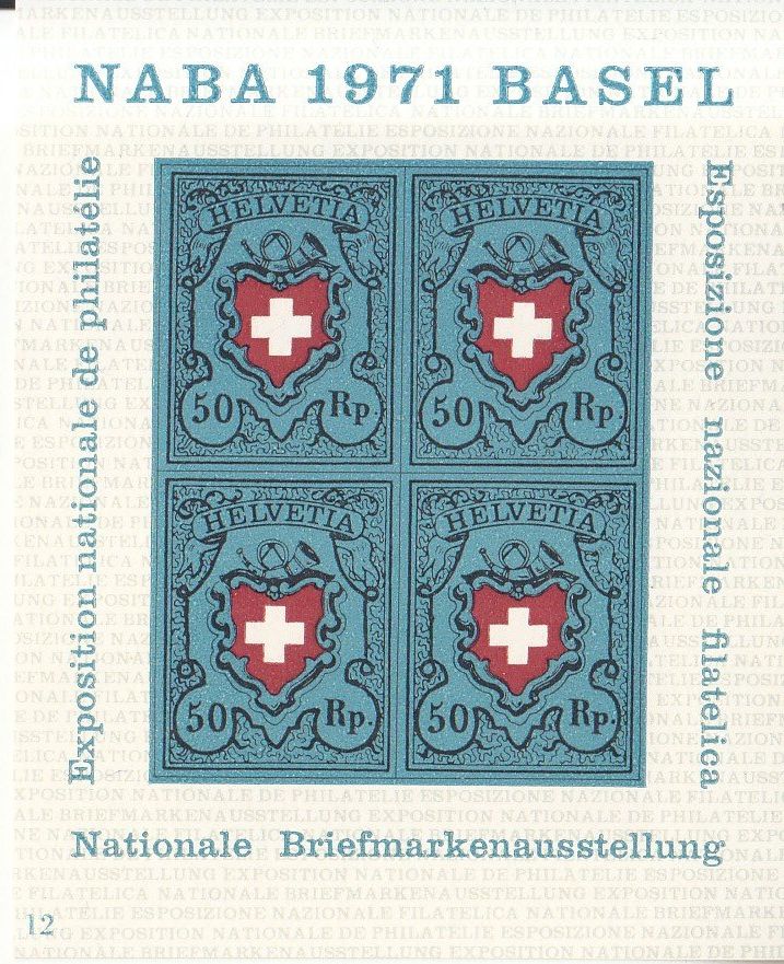 Tutti i francobolli: SBK W45 postfrisch, Block Nr. 12 von 1 - 30 – Usato da Bürglen TG venduto da StampGraf