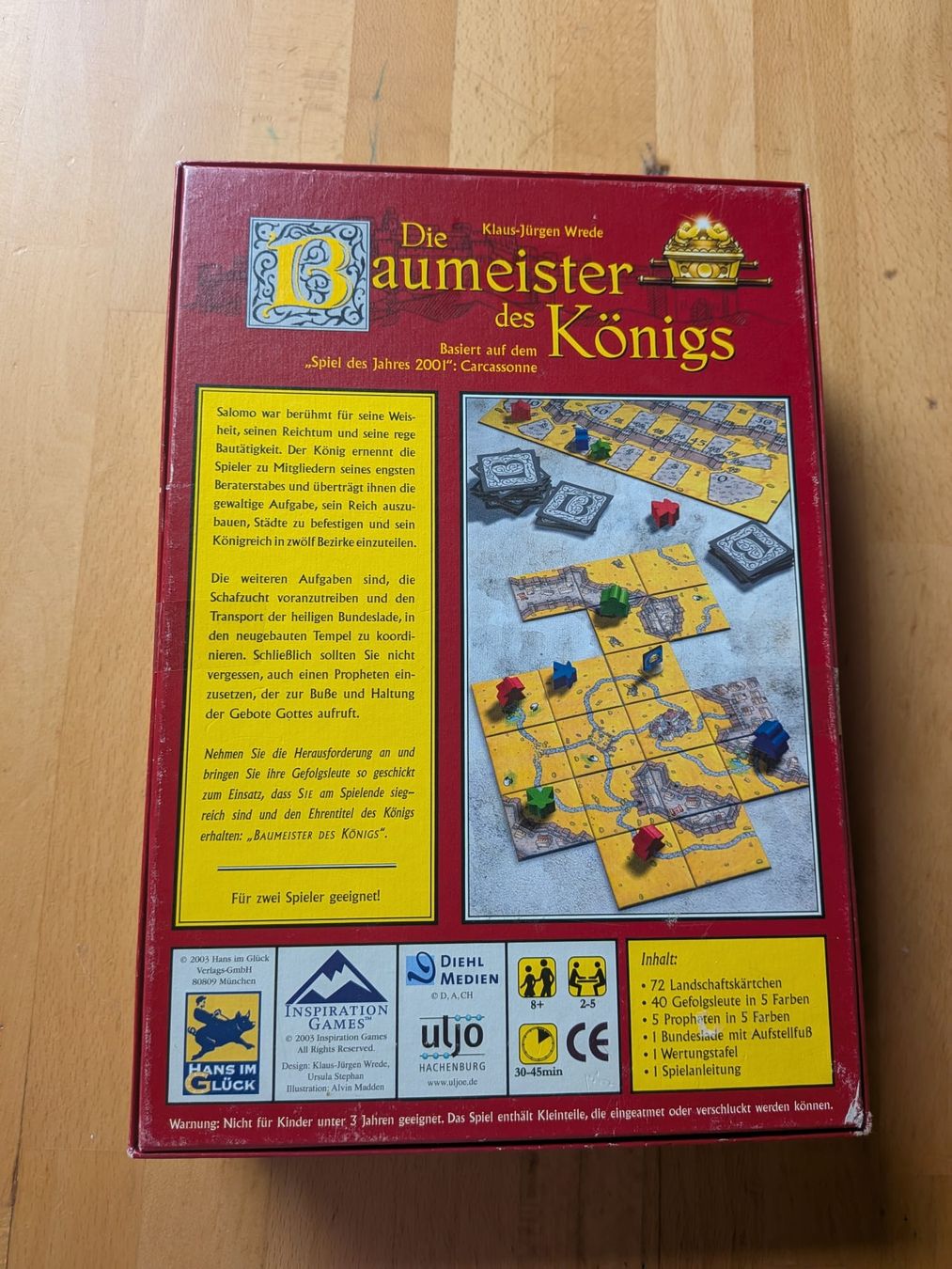 Giochi: Die Baumeister des Königs - Brettspiel – Usato da Ettiswil venduto da beekeper13 1