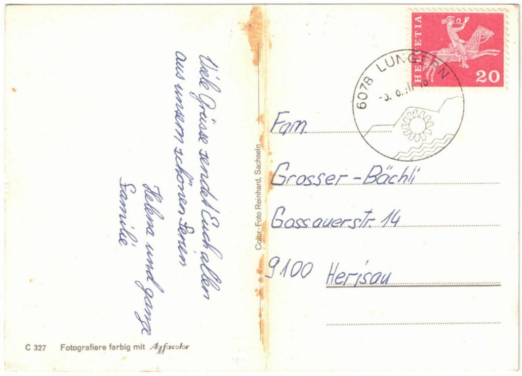 Cartoline postali: Lungern - 5 bild AK – Usato da Binningen venduto da Mountainrider 1