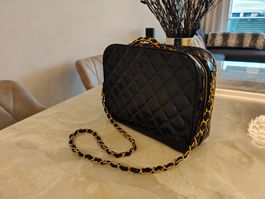 Originale Chanel Vintage Leder Handtasche