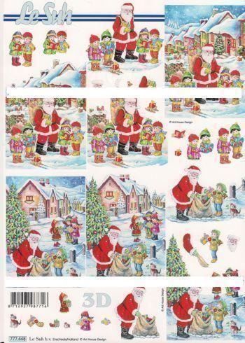 Bastelsets: 3D Schnittbogen Nikolaus kommt – Neu (gemäss Beschreibung) aus Schlatt TG von kreativ-atelier