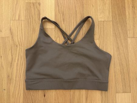 Hey Honey - Top/Sport-BH in Taupe, Grösse XL - NEU
