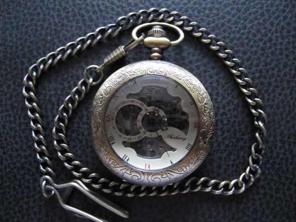 Orologi: Mech. Taschenuhr Victorian Steampunk – Nuovo (secondo la descrizione) da Schwanden GL venduto da UHRKNALL 1