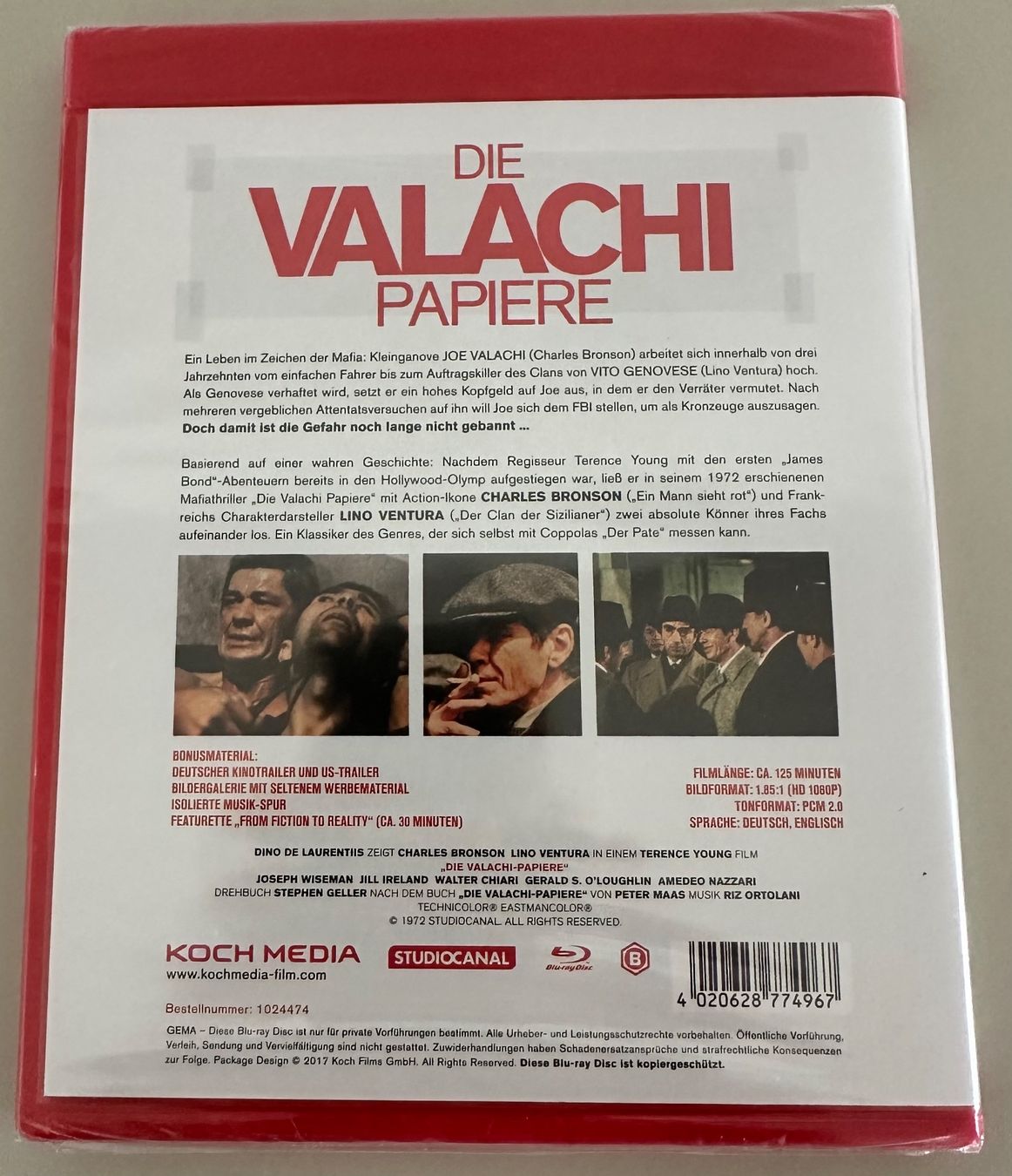 Alle DVDs: Die Valachi Papiere - Blu-Ray - Charles Bronson - OOP – Neu und originalverpackt aus Märstetten von DanielK78 1