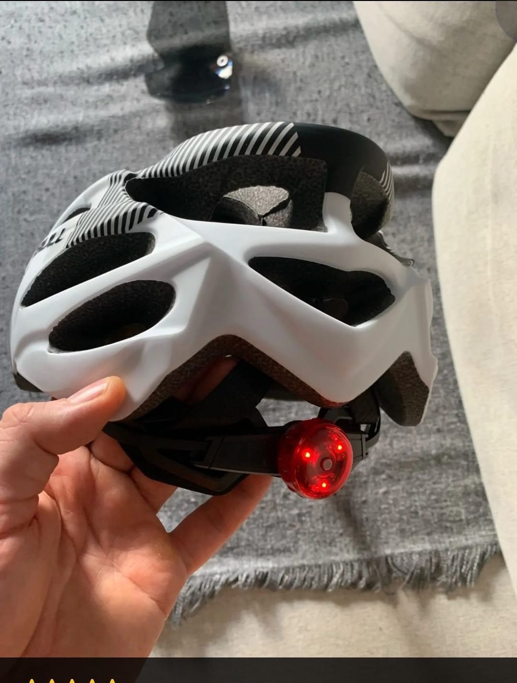 Caschi: Fahrrad Helm LED Licht mit Visier – Nuovo e nell'imballaggio originale da Suhr venduto da chr_db22 2
