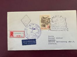 Ungarn Magyar 1959 FDC echt gelaufen  (R963)