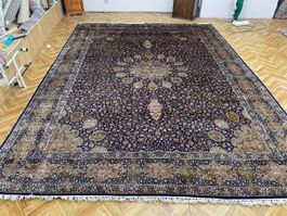 Seidenteppich XXL 380*276cm handg.frisch gewaschen Luxus
