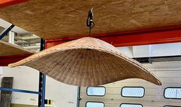 Wunderschöner Lampenschirm aus Rattan, Korbgeflecht