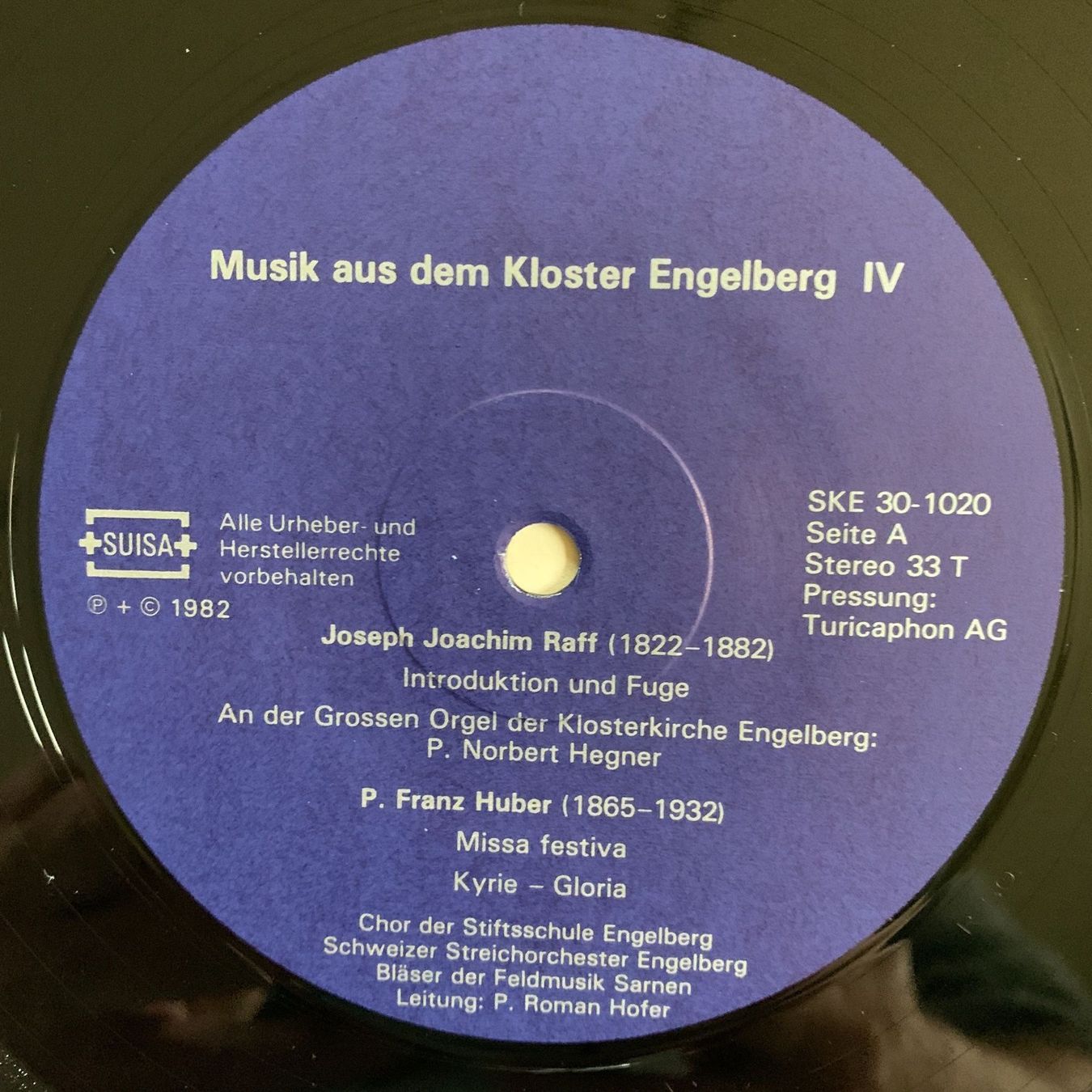 Dischi in vinile: Musik aus der Klosterkirche Engelberg – Usato da Stans venduto da Abukadnezar 2